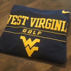 Mens WVU Golf T-shirt ~NWT~
